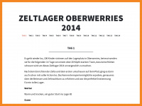 zeltlagerow2014.wordpress.com Webseite Vorschau