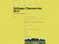 zeltlagerow2013.wordpress.com Webseite Vorschau