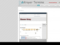 krayer-termine.de Webseite Vorschau