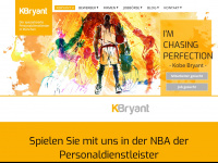 kbryant.de Webseite Vorschau