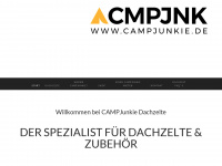 campjunkie.de Webseite Vorschau