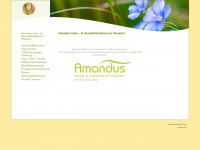 amandus-praxis.de Webseite Vorschau