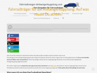 fahrradtraeger-anhaengerkupplung.com Webseite Vorschau