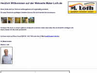 maler-loth.de Webseite Vorschau