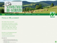 schwarzwald-bio-weiderind.de Webseite Vorschau