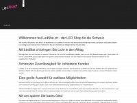 ledstar.ch Webseite Vorschau