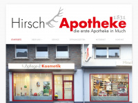 hirsch-apotheke-much.de Webseite Vorschau
