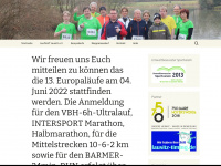 hoyerswerda-marathon.de Webseite Vorschau