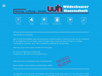 wildeshauser-haustechnik.de Webseite Vorschau