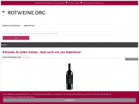 rotweine.org Webseite Vorschau