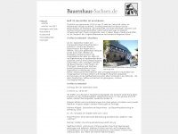 bauernhaus-sachsen.de Webseite Vorschau