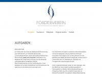 foerderverein-dmsb.de Webseite Vorschau