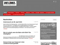 dielinke-hannover.de Webseite Vorschau
