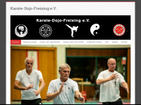 karate-freising.de Webseite Vorschau
