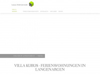 villa-kubus.de Webseite Vorschau