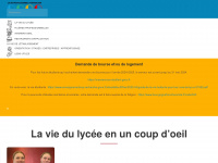 lycee-pontarcher.fr Webseite Vorschau