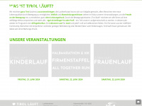 tirol-läuft.com Webseite Vorschau