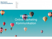 germann-communications.ch Webseite Vorschau
