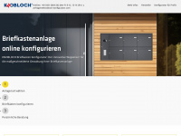 knobloch-konfigurator.com Webseite Vorschau