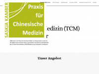 tcm-praxis-kamber.ch Webseite Vorschau