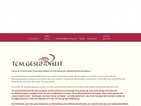 tcmgesundheit.ch Webseite Vorschau