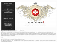 victoryinkswiss.ch Webseite Vorschau
