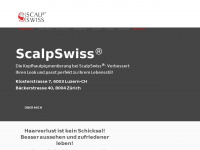 scalpswiss.ch Webseite Vorschau