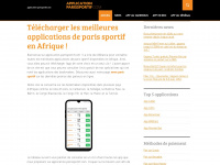 application-parissportif.com Webseite Vorschau