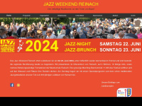 jazzweekendreinach.ch Webseite Vorschau