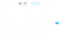 airvi.ch Webseite Vorschau