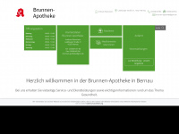brunnen-apotheke-bernau.de Webseite Vorschau