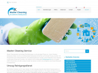 mastercleaning.ch Webseite Vorschau