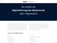 bim-allianz.de Webseite Vorschau