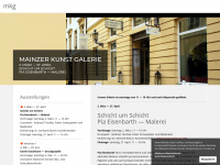 mainzer-kunstgalerie.de Webseite Vorschau