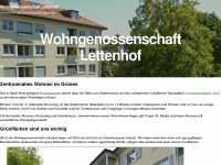 wg-lettenhof.ch Webseite Vorschau