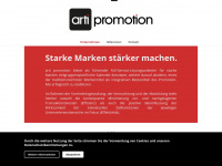 arti-promotion.de Webseite Vorschau
