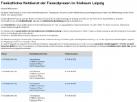 tierarzt-notdienst-suedraum-leipzig.de Webseite Vorschau