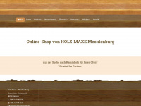 holz-maxe.de Webseite Vorschau
