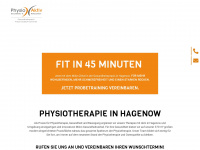 physio-plus-hagenow.de Webseite Vorschau
