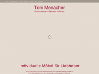 moebelwerkstatt-toni-menacher.de Webseite Vorschau