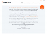 aqua.baby Webseite Vorschau