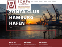zonta-hamburg-hafen.de Webseite Vorschau