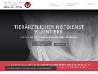 tierarzt-notdienst-bhv.de Webseite Vorschau
