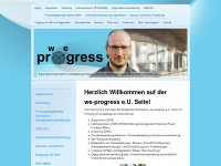 we-progress.at Webseite Vorschau