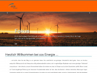 ccsenergie.de Webseite Vorschau