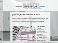 hauck-dienstleistungen.de Webseite Vorschau