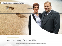 mueller-bestattungshaus.de Webseite Vorschau