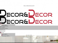 decoranddecor.com Webseite Vorschau