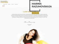 marina-razumovskaja.com Webseite Vorschau