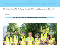 froehlichwasserbau.ch Webseite Vorschau